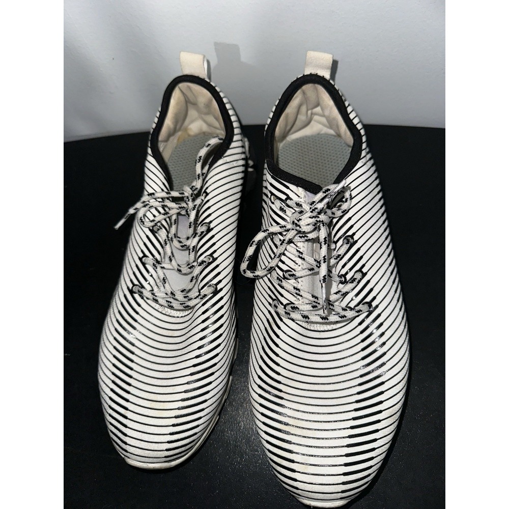 Meinianguan Athletic Shoes Men's White and Black Striped Size 11 Eur/44 - Picture 2 of 11